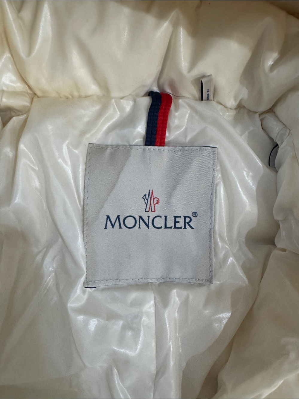 Moncler Cream Infant Puffer Bunting with Hood - Picture 4 of 8
